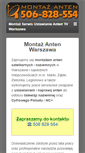 Mobile Screenshot of montaz-anten.pl